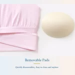 Wholesale Women’s High Neck Sleveless Workout Cropped Tank Tops Built-in Bra Sports Gym Shirts Fitness Wear (19)