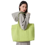 여성용 남성용 나일론 토트 백 남성용 경량 어깨 손잡이 가방