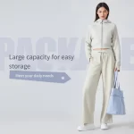 Borse tote in nylon impermeabili leggere da donna per spostamenti in palestra, allenamento yoga, viaggi (2)