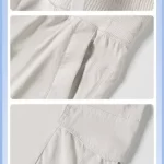 Vodotesné outdoorové športové cargo nohavice so sťahovacou šnúrkou v strede pása pre ženy (9)