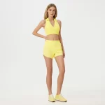 Women’s Loose Quick-dry Sports Shorts with Liner Running Yoga Training (24)