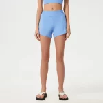 Women’s Loose Quick-dry Sports Shorts with Liner Running Yoga Training (25)