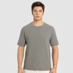 Wholesale Men’s Round Neck Workout Casual T-Shirts Breathable Quick-Dry Fitness Tee (11)