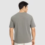 Wholesale Men’s Round Neck Workout Casual T-Shirts Breathable Quick-Dry Fitness Tee (12)