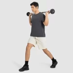 Wholesale Men’s Round Neck Workout Casual T-Shirts Breathable Quick-Dry Fitness Tee (15)