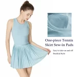 One-Piece Tennis Dress with Built-in Bra & Anti-Slip Shorts (10)