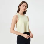 Wholesale Women’s Slevessless Cropped Workout Tops (6)