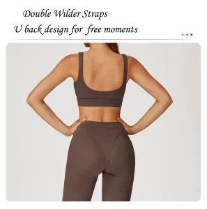 Yoga Sports Bra with U Back Design