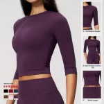 Women’s Compression Quick-dry Half Sleeve Yoga Tops Wholesale21