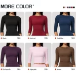 Women’s Compression Quick-dry Half Sleeve Yoga Tops Wholesale3