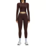 wholesale custom logo activwear gym yoga set outfit13